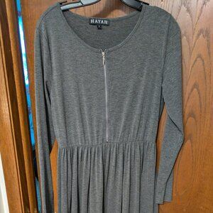Long Sleeve Cotton maxi dress